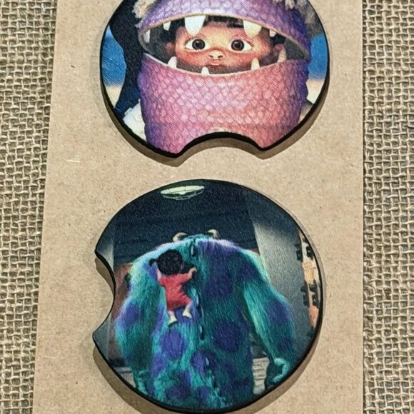 Monster - Sublimated Car Coasters V2 - Picture 1 of 3
